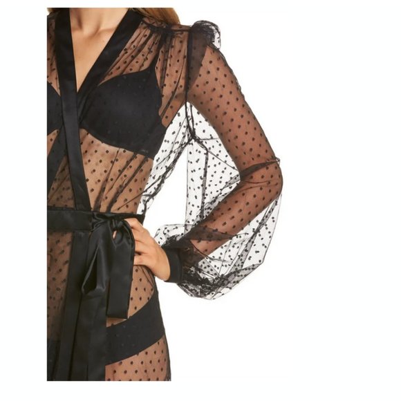 NEW DITA VON TEESE La Marr Lace Robe - Picture 7 of 8